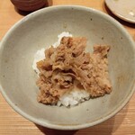 御料理 一燈 - 若狭牛醤油煮ご飯