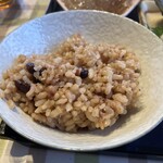 別邸 たちばな - 玄米は小盛りにしてもろうた。