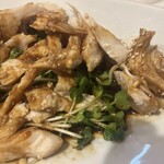 上海食堂 - 棒棒鶏はキュウリだと思っていたのにカイワレで悲しかったです。多くの普通は共通ではないのもの