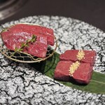 煌 焼肉 - 黒毛和牛ハツとレバー