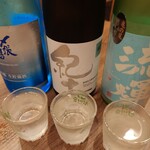 焼きそば居酒屋どーも - （2025/8月）日本酒飲み比べ