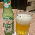 樂天皇朝 - 紹興酒がボトルしかなかったので、台湾ビールをオーダー