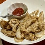 宴庵 ふるや - ホルモン炒め：この特製の味噌がすんごい