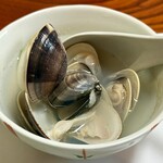 宴庵 ふるや - はまぐりの酒蒸し：抜群の美味さ