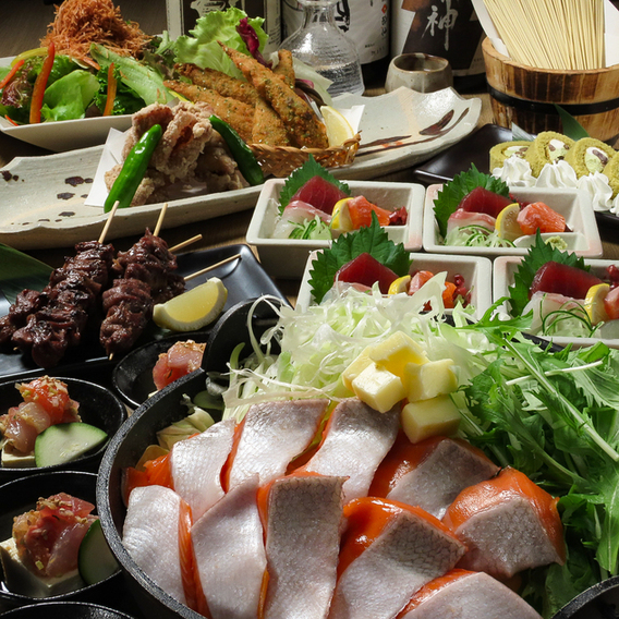 三陸鮮魚と炭焼牛たん かっこ 盛岡駅前店 - 盛岡（海鮮）の写真