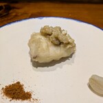 馳走西健一 - 太刀魚のフリッター。