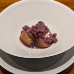 馳走西健一 - 無花果 赤ワインのコンポート。