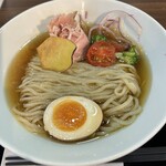 麦の龍 - 冷たい焼き煮干中華そば 