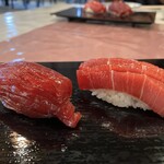 三笠鮨 - 赤身・中トロ