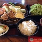 そば天国 松乃家 - 輪厚さん定食(980円)