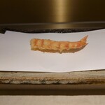 天婦羅 くすのき - 車海老 (醤油)