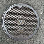 西洋食倶楽部　カン月 - 羽曳野市のマンホール