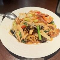 過門香 點 有楽町イトシア店 - 海鮮五目あんかけ固焼きそば