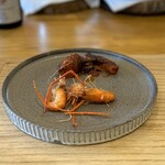 La Stalla - 奥のタコがトマトソースのコクがあって激うまああ！海老でけええええ！うまー！