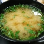 日本橋 天丼 金子半之助 本店 - 味噌汁 120円