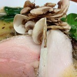 福の神食堂 - 鶏白湯茸そば2014.11
