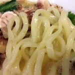 福の神食堂 - 鶏白湯茸そば2014.11