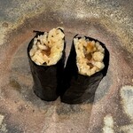 鮨 奥 - イクラ手巻き