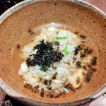 天ぷら たけうち - 太刀魚と松茸の炊込ご飯の出汁茶漬け