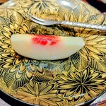 天ぷら たけうち - デザートシャインマスカットと梨　食べちゃった