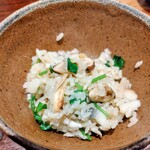 天ぷら たけうち - 太刀魚と松茸の炊込ご飯