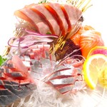 函館ダイニング雅家 - 生サーモン、ニシン刺身