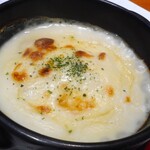 函館ダイニング雅家 - ホタテ、アスパラのグラタン