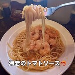 タント - エビのトマトソース