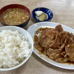 とんかつ山本 - 裏メニュー　にんにく焼き定食