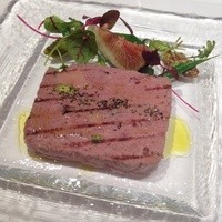 オーグードゥジュール メルヴェイユ 博多 -  大分産“冠地どり”とフォワグラのテリーヌ 香ばしいグリエにして
