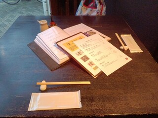 レストラン酢重正之 - テーブルセッティング