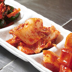 スタミナ園 - キムチ3種