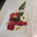 焼肉なべしま 次郎丸店 - なかおちカルビ