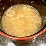 鮨 もりなり - あら汁〰️五臓六腑にしみしみですん˚✧₊⁎