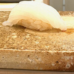 鮨 もりなり - 白イカ〰️