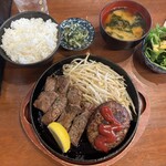 大衆酒場 みやにしテツオ - わんぱく定食1100円