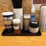 Japanese Ramen マンちゃん - 卓上調味料