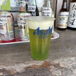 うみねこや - 注文したのはずんだビール８００円。  仙台名物ずんだの味を引き立たせる甘い味の軽やかなビールですよ。