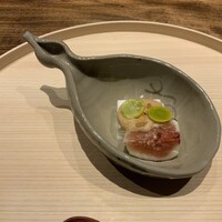 温石 - いちじく 落花生豆腐