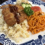 カフェ＆バー　ウミノ - トルコライスセット（ドリンク付）