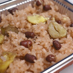出町ふたば - 栗赤飯(小)@税込1,200円 │ 《その他購入》名代 豆餅@税込250円、栗餅@税込370円*3