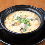 カキと肴 ちゅるり - 雑炊「牡蠣」