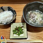 千ふく - 神戸牛 但馬玄 テールスープ、ごはん