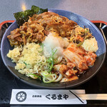くるまや - 冷やし豚キムチおろしうどん