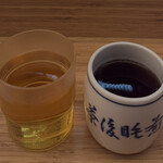 茶寮都路里 - 美味しいほうじ茶に☺️ホッコリ♪