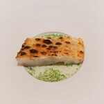 CHIUnE - 白甘鯛、山椒でマリネした炭火焼き、すだちとハマグリのソース