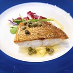 Ristorante alanello - 本日のお魚のオーブン焼きケッパーバターソース