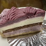 カフェ・ル・グレ - 紫芋のチーズタルト