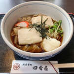 田舎屋 - 冷し揚げもちおろしきしめん