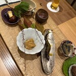 柚木元 - 子持ち鮎、色々茸､栗